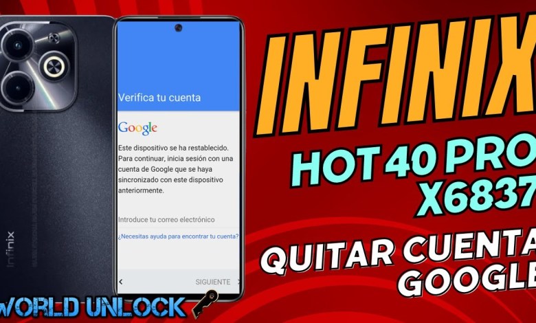 INFINIX HOT 40 PRO FRP AND RESET | Remove Google Account INFINIX HOT 40 PRO FRP AND RESET | Remove Google Account