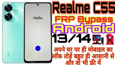 Realme C55 Frp Bypass Android 13/14/ Lock Today for Free Realme C55 Frp Bypass Android 13/14/ Lock Today for Free