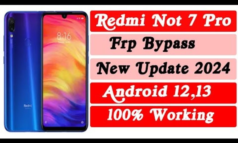 Redmi Note 7 Pro | MIUI 12.5.1 | FRP Bypass | Without Redmi Note 7 Pro | MIUI 12.5.1 | FRP Bypass | Without