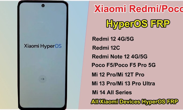 “HyperOS” Xiaomi Redmi/Poco HyperOS FRP Bypass Android “HyperOS” Xiaomi Redmi/Poco HyperOS FRP Bypass Android