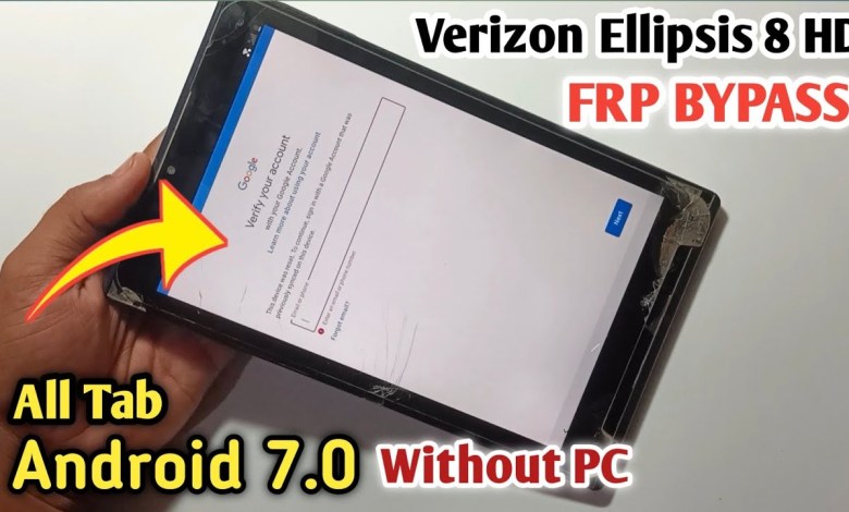 Verizon Ellipsis 8 HD Tablet FRP BYPASS | Ellipsis Verizon Ellipsis 8 HD Tablet FRP BYPASS | Ellipsis