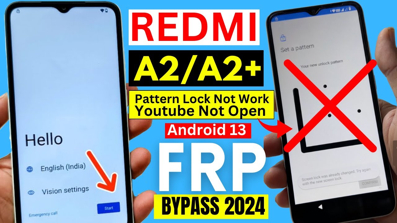 Redmi A2/A2+ FRP Bypass Android 13 New Trick 2024 | Redmi A2/A2+ FRP Bypass Android 13 New Trick 2024 |