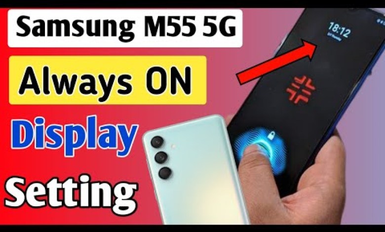 How To Always On Display Setting In Samsung M55 5g How To Always On Display Setting In Samsung M55 5g