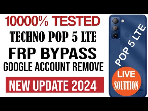 Tecno POP 5 LTE FRP Bypass / Tecno BD4i Google Account Tecno POP 5 LTE FRP Bypass / Tecno BD4i Google Account