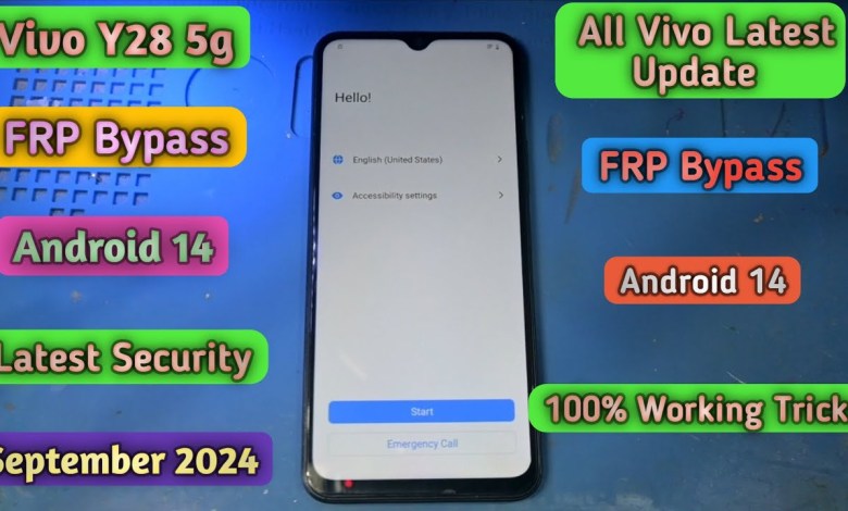 Unlock Vivo Y28 5g FRP on Android 14 with Latest Security Patch Unlock Vivo Y28 5g FRP on Android 14 with Latest Security Patch