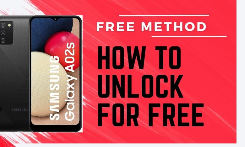 How to unlock Samsung Galaxy A02s How to unlock Samsung Galaxy A02s