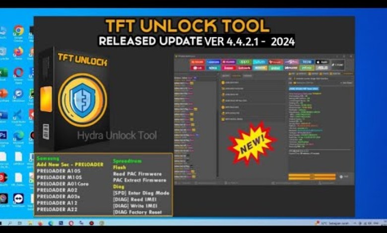 TFT Unlock Tool v4.4.0.0 Update 2024 – Add New Sec TFT Unlock Tool v4.4.0.0 Update 2024 – Add New Sec