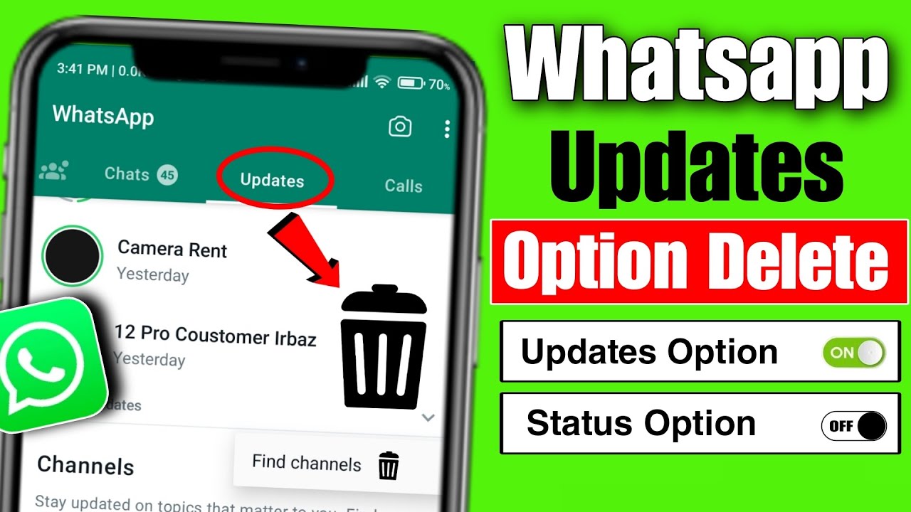 how to remove whatsapp update option whatsapp channel how to remove whatsapp update option whatsapp channel