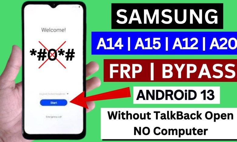 Samsung A12/A14/A15/A20 Frp Bypass/Unlock Android Samsung A12/A14/A15/A20 Frp Bypass/Unlock Android