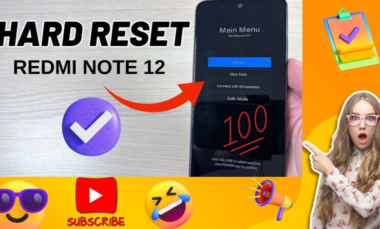 Hard Reset Redmi Note 12Note 12 Pro Unlock Hard Reset Redmi Note 12Note 12 Pro Unlock