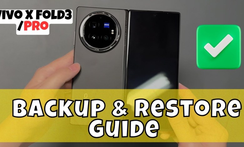 Vivo X Fold3 / Pro Backup & Reset Settings || Backup & Vivo X Fold3 / Pro Backup & Reset Settings || Backup &