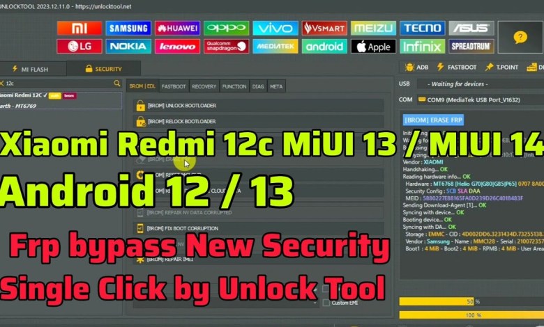 Xiaomi Redmi 12c MIUI 13/ MIUI 14 Frp Bypass single Xiaomi Redmi 12c MIUI 13/ MIUI 14 Frp Bypass single