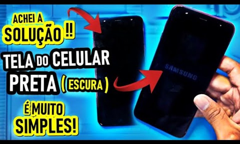 DOES A BLACK CELL PHONE SCREEN WORK BETTER? See how to solve DOES A BLACK CELL PHONE SCREEN WORK BETTER? See how to solve