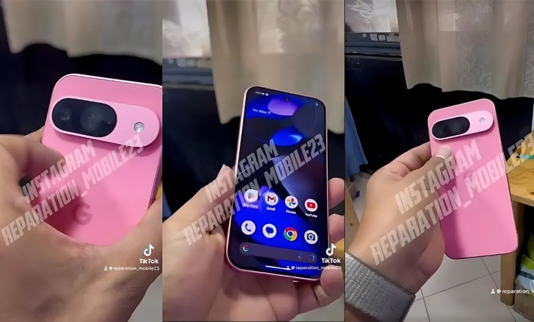 Google Pixel 9 Bold Pink Color Video Leaks Google Pixel 9 Bold Pink Color Video Leaks