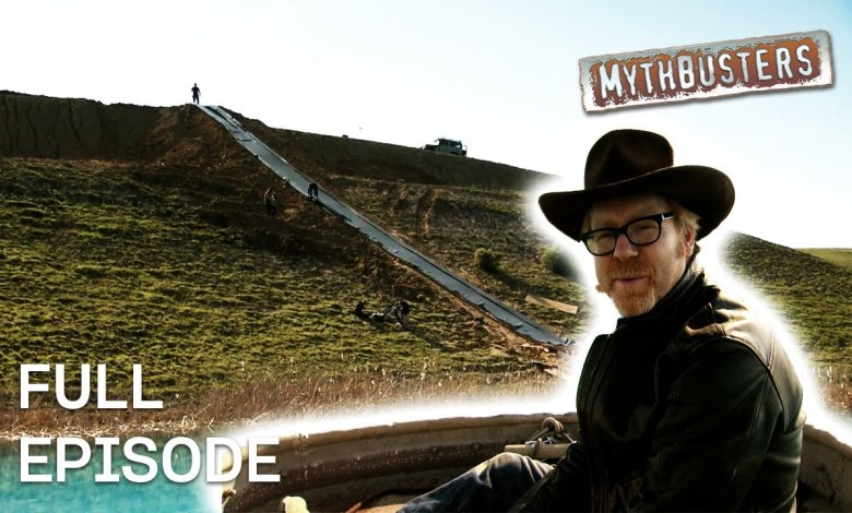 Waterslide Wipeout! | MythBusters | Season 7 Episode 14 Waterslide Wipeout! | MythBusters | Season 7 Episode 14