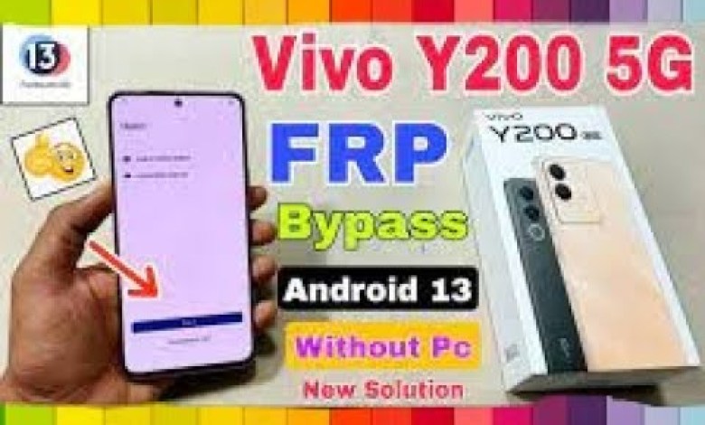 Vivo Y200 5G FRP Bypass Android 13 Unlock Google Vivo Y200 5G FRP Bypass Android 13 Unlock Google