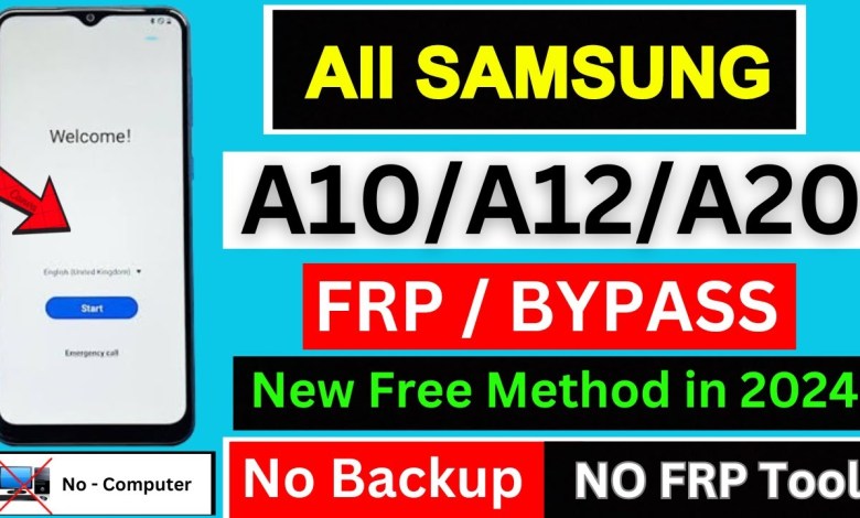 Samsung A10/A20/A12 Frp Bypass || ALL Samsung Samsung A10/A20/A12 Frp Bypass || ALL Samsung
