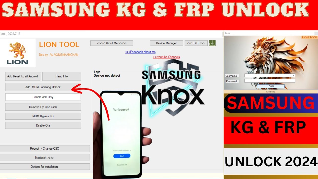Samsung Frp Unlock tool 2024 / Samsung Kg Lock remove Samsung Frp Unlock tool 2024 / Samsung Kg Lock remove