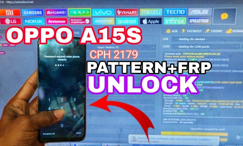 OPPO A15 S CPH2179 PATTERN + FRP BYPASS|| BY UNLOCK OPPO A15 S CPH2179 PATTERN + FRP BYPASS|| BY UNLOCK