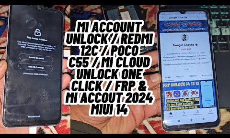 Redmi 12C / Poco C55 / Mi Cloud Unlock One Click / Frp Redmi 12C / Poco C55 / Mi Cloud Unlock One Click / Frp
