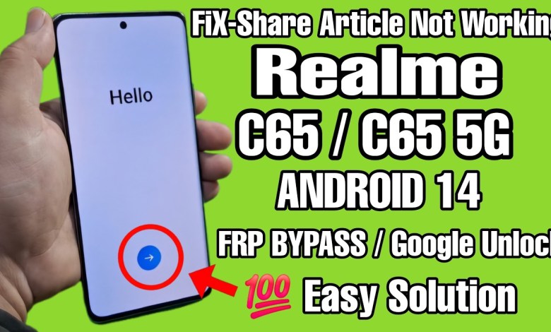 Realme C65 FRP Bypass/Unlock: Why Isn’t This Method Working? Realme C65 FRP Bypass/Unlock: Why Isn’t This Method Working?