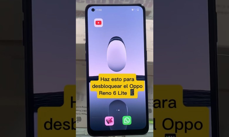 Do this to unlock the Oppo Reno 6 Lite cell phone Do this to unlock the Oppo Reno 6 Lite cell phone