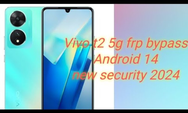 Vivo t2 5g frp bypass latest security 2024 || without Vivo t2 5g frp bypass latest security 2024 || without