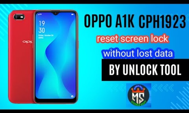 oppo a1k cph1923 reset screen lock without lost data oppo a1k cph1923 reset screen lock without lost data