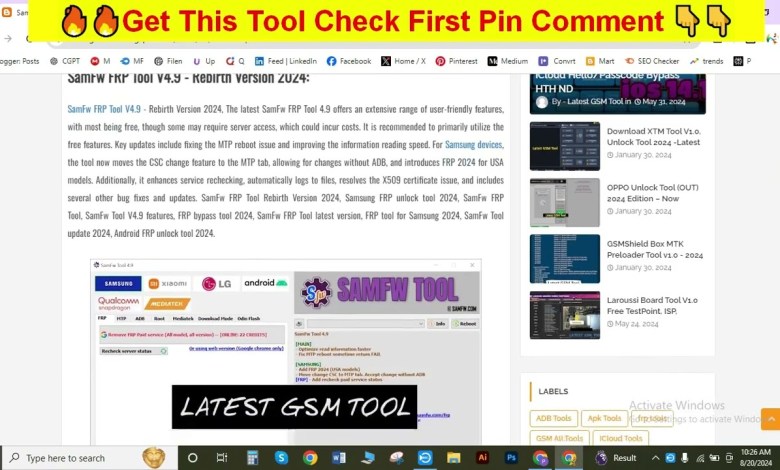 SamFw FRP Tool V4.9 – Rebirth Version 2024 | SAMSUNG SamFw FRP Tool V4.9 – Rebirth Version 2024 | SAMSUNG