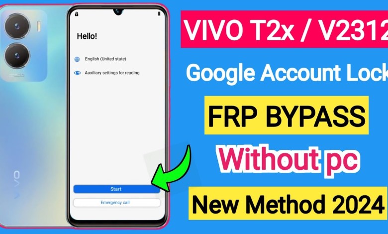 Vivo T2x frp bypass without pc | v2312 frp bypass Vivo T2x frp bypass without pc | v2312 frp bypass