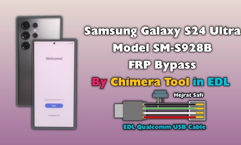 Samsung S24 Ultra FRP Bypass By Chimera Tool S928B Samsung S24 Ultra FRP Bypass By Chimera Tool S928B