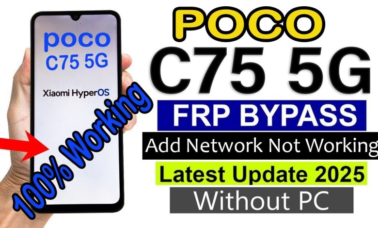 Unlock Poco C75 5G Without a PC? Explore HyperOS for Frp Bypass on Poco Unlock Poco C75 5G Without a PC? Explore HyperOS for Frp Bypass on Poco