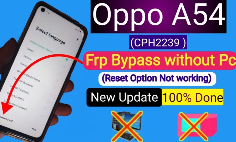 OPPO A54 FRP Bypass without PC | New Update | CPH2239 OPPO A54 FRP Bypass without PC | New Update | CPH2239