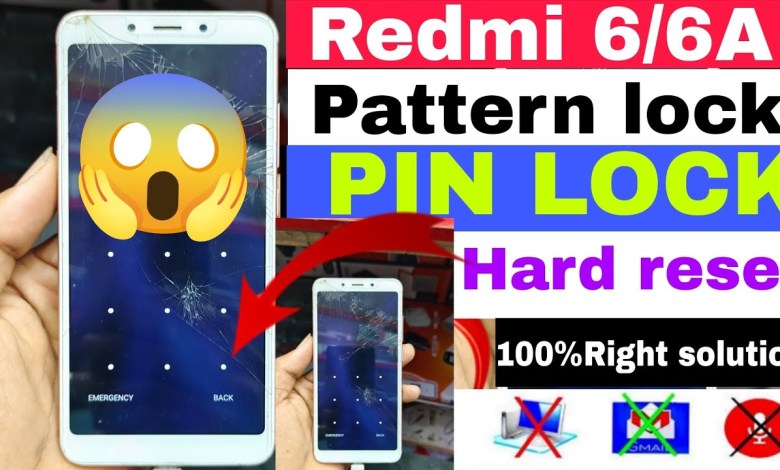 Redmi 6/6A PATTERN LOCK || PIN LOCK | Hard Reset Redmi 6/6A PATTERN LOCK || PIN LOCK | Hard Reset