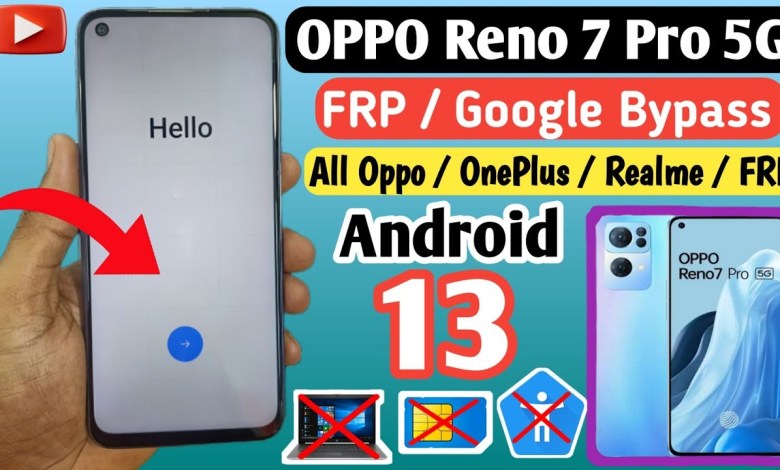 Oppo Reno 7 Pro 5G FRP Bypass Android 13 | Cph2293 FRP Oppo Reno 7 Pro 5G FRP Bypass Android 13 | Cph2293 FRP