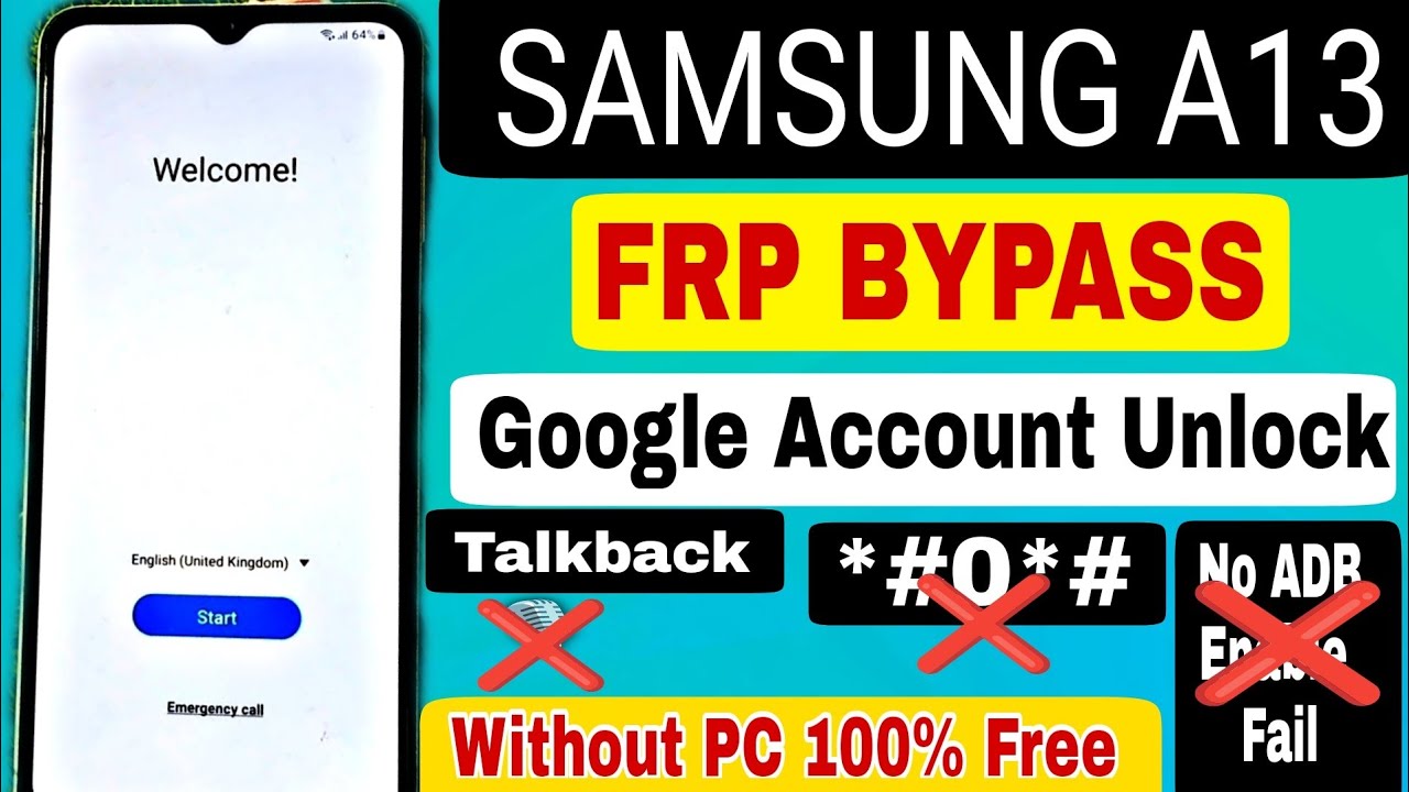 Without PC – Samsung A13 FRP Bypass Android 13 | Without PC – Samsung A13 FRP Bypass Android 13 |