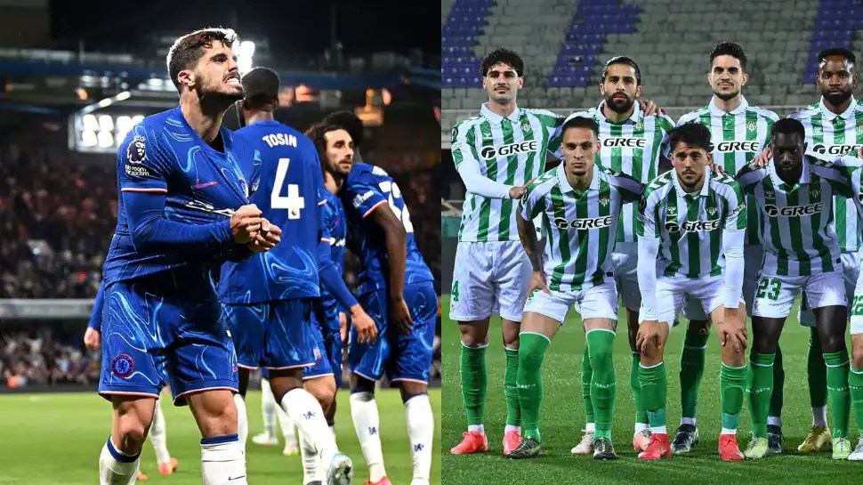 రియల్ బేటిస్ vs చెల్సియా: UEFA కాన్ఫరెన్స్ లీగ్ ఫైనల్ లైవ్ స్ట్రీమింగ్ – భారతదేశంలో ఎప్పుడు మరియు ఎక్కడ చూడాలి? రియల్ బేటిస్ vs చెల్సియా: UEFA కాన్ఫరెన్స్ లీగ్ ఫైనల్ లైవ్ స్ట్రీమింగ్ – భారతదేశంలో ఎప్పుడు మరియు ఎక్కడ చూడాలి?