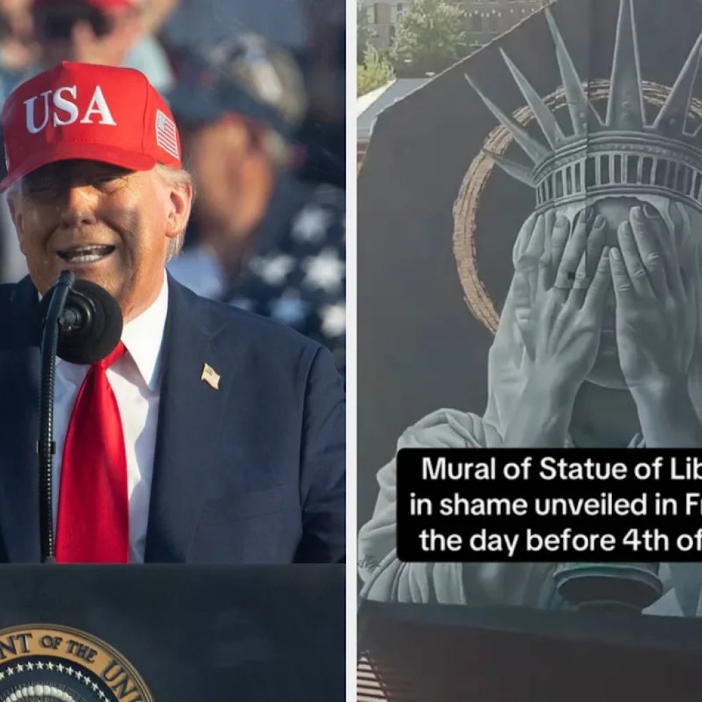 „Das ist ein unglaubliches Bild davon, wie sich die meisten Amerikaner im Moment fühlen“-Menschen loben die neue Lady Liberty „Protest“ Frankreich, das Mega-Viral wird „Das ist ein unglaubliches Bild davon, wie sich die meisten Amerikaner im Moment fühlen“-Menschen loben die neue Lady Liberty „Protest“ Frankreich, das Mega-Viral wird