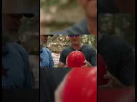 Shooting an aspirin off a balloon! Shooting an aspirin off a balloon!