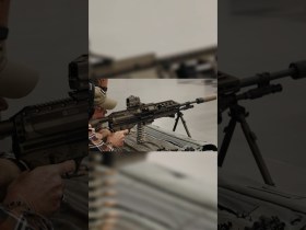 Shooting the XM250 in 6.8×51. Shooting the XM250 in 6.8×51.