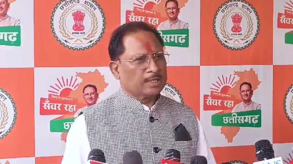 रायपुर दक्षिण में भाजपा की जीत पर सीएम साय ने दिया जनता को धन्यवाद, बताया सरकार के सुशासन की जीत रायपुर दक्षिण में भाजपा की जीत पर सीएम साय ने दिया जनता को धन्यवाद, बताया सरकार के सुशासन की जीत