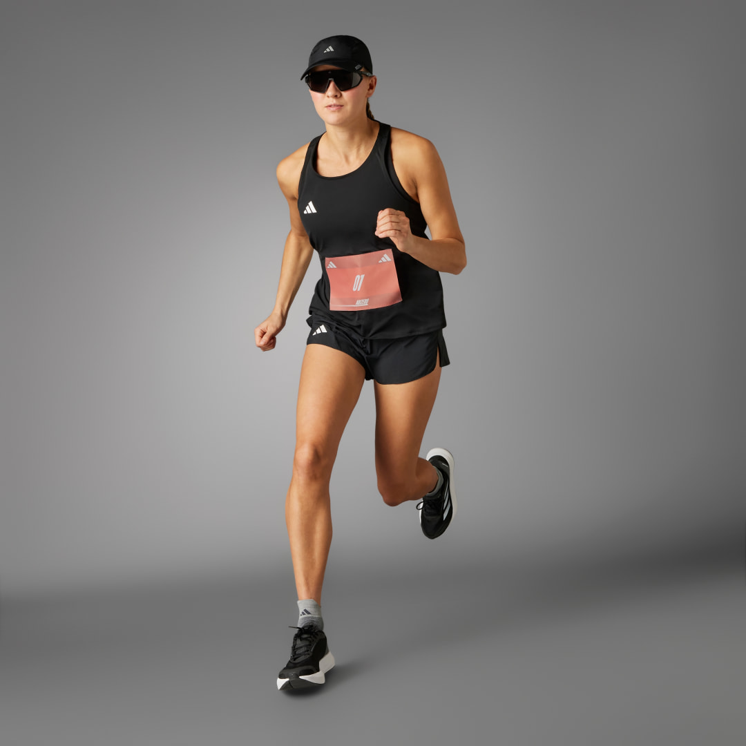 adidas Playera Sin Mangas de Running Adizero Essentials Negro – Mujer