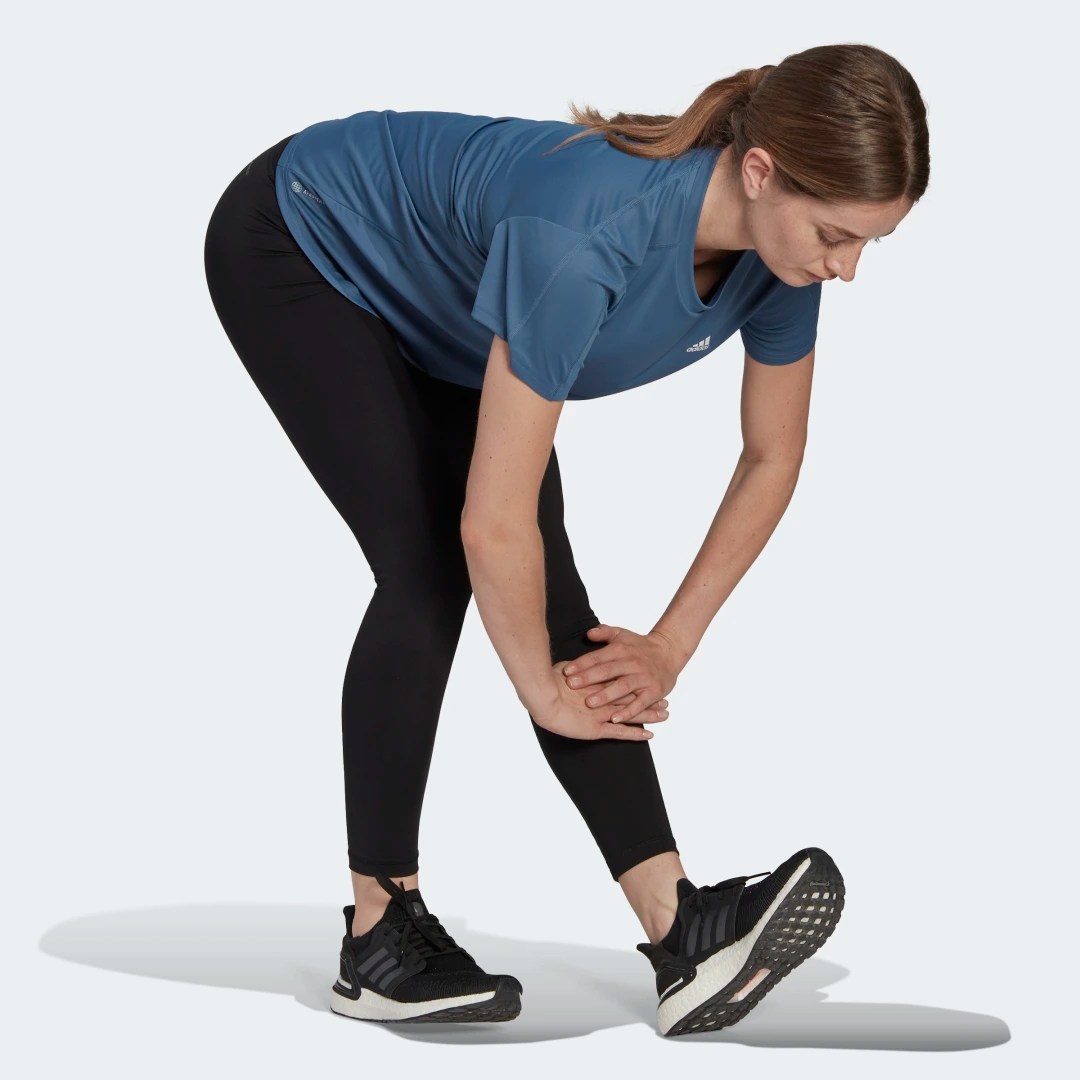 adidas Playera de Running Run It Wonder Steel – Mujer