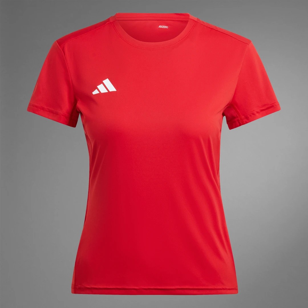adidas Playera de Running Adizero Essentials Team Power Rojo 2 – Mujer