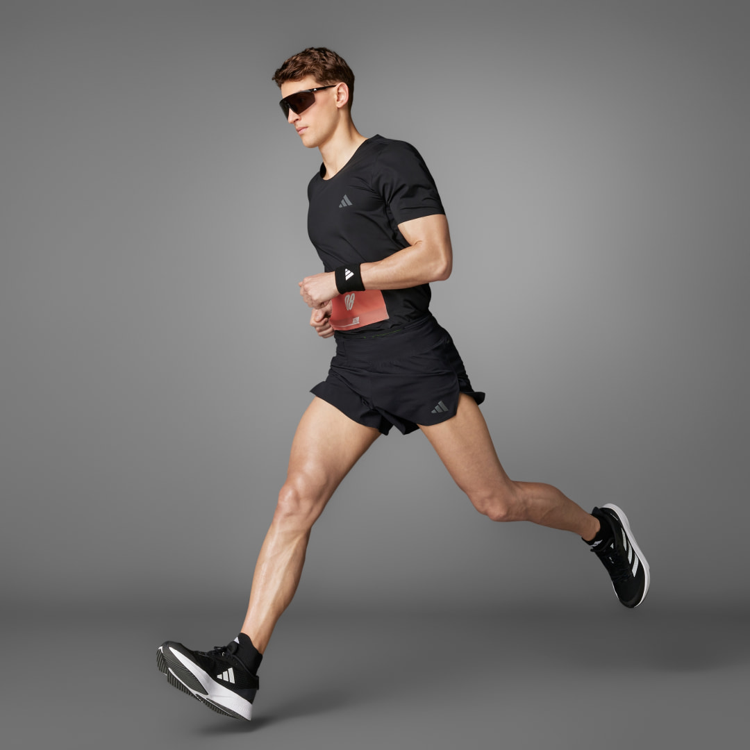 adidas Shorts Adizero Running Gel Negro – Hombre