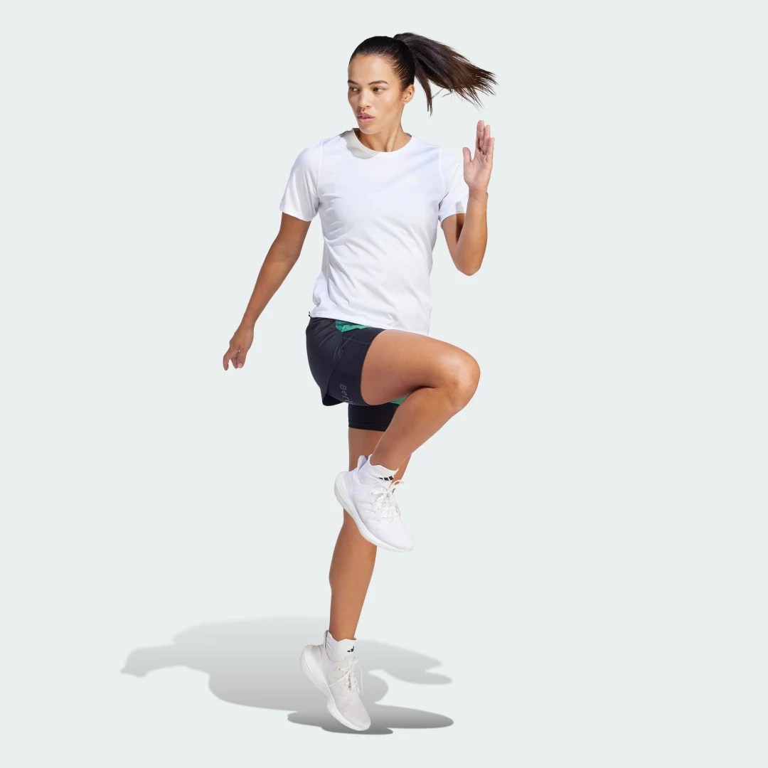 adidas Shorts de Running Dos en Uno Berlin Negro – Mujer