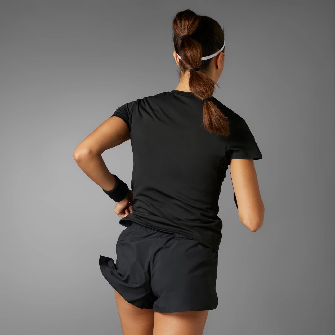 adidas Playera de Running Adizero Essentials Negro – Mujer