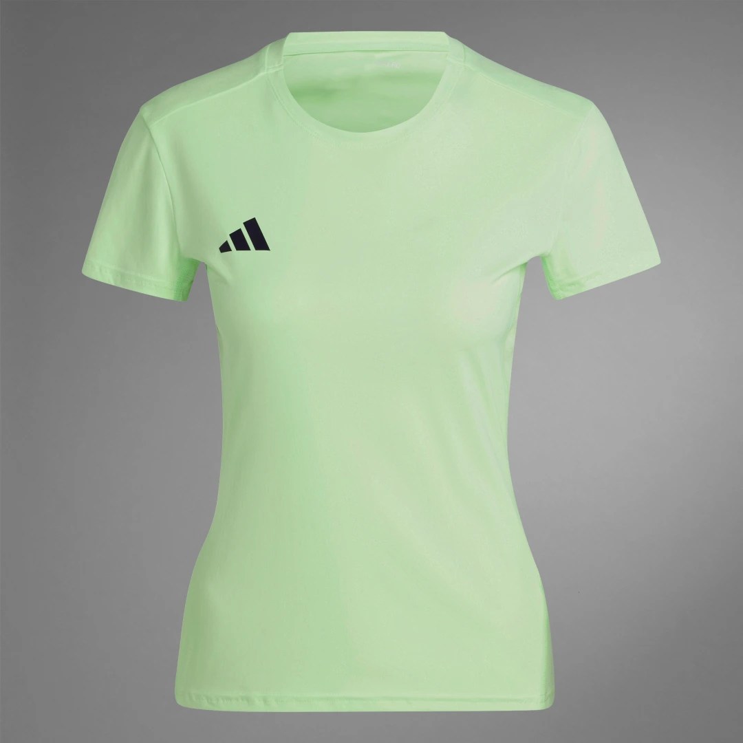 adidas Playera de Running Adizero Essentials Verde Spark – Mujer