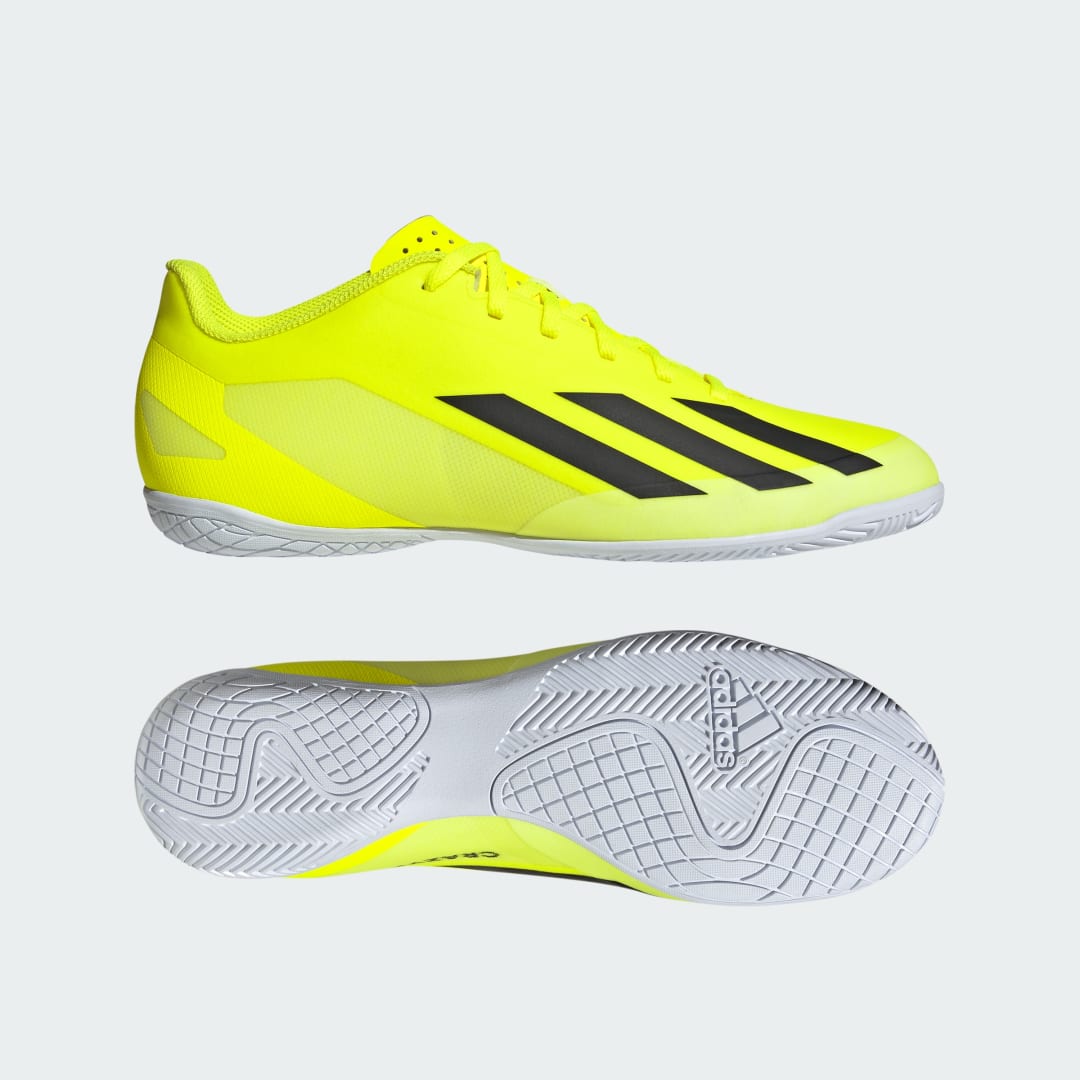 adidas Calzado de Fútbol X Crazyfast Club Cancha Cubierta Team Solar Amarillo 2 – Unisex