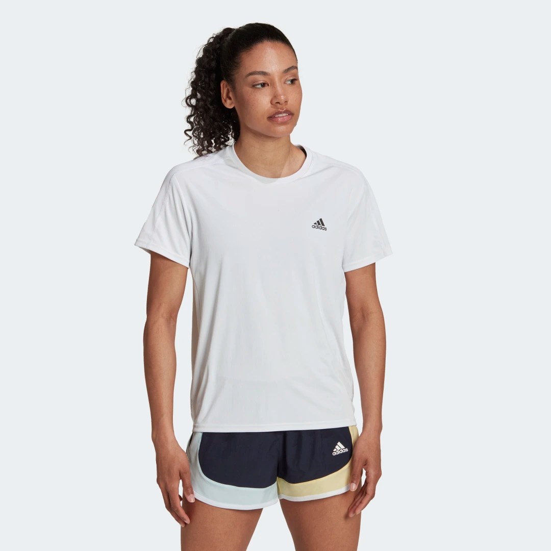 adidas Playera de Running Run It Blanco – Mujer